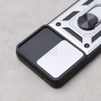 Pouzdro pro Motorola Moto G84 5G, CamShield Slide, stříbro