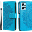 Klopové pouzdro pro Xiaomi Redmi Note 12 4G, Mandala, modré