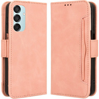 Klopové pouzdro pro Samsung Galaxy M15 5G, Card Slot, růžové