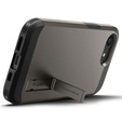 Pouzdro Spigen pro iPhone 16E, Tough Armor Mag MagSafe, šedé + 9H tvrzené sklo