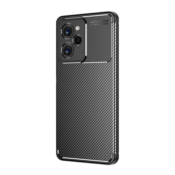Pouzdro pro Xiaomi Poco X5 Pro 5G, Carbon Gel, černé