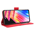 Klopové pouzdro pro Infinix Hot 30, Card Slot, červené