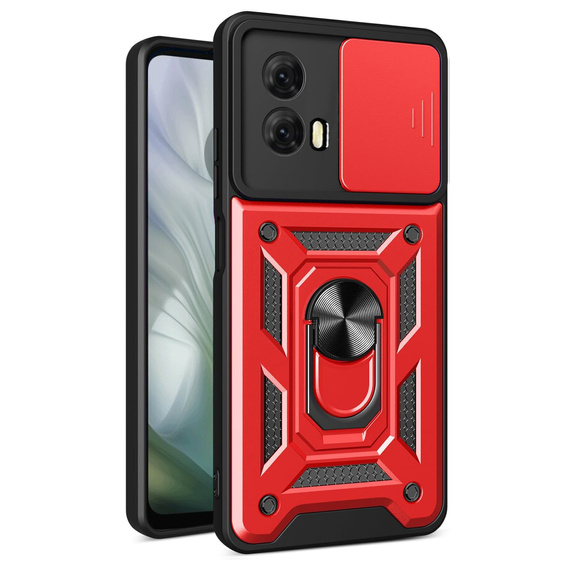 Pouzdro pro Motorola Moto E14, CamShield Slide, červené