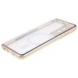 Magnetické pouzdro Dual Glass MagSafe pro Samsung Galaxy S21 Ultra, zlaté