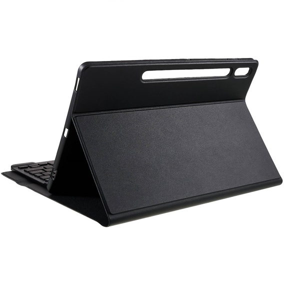 Pouzdro + klávesnice Galaxy Tab S7+ Plus / S8+ Plus /S7 FE T730 T733, Pen Slot, černé
