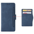 Klopové pouzdro pro Samsung Galaxy A15 4G / 5G, Card Slot, námořnicky modré