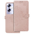 Klopové pouzdro pro Oppo A79 5G Mandala, růžové rose gold