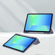 Pouzdro pro Samsung Galaxy Tab S10 FE+ Plus, Smartcase Hybrid, se slotem na stylus, fialové