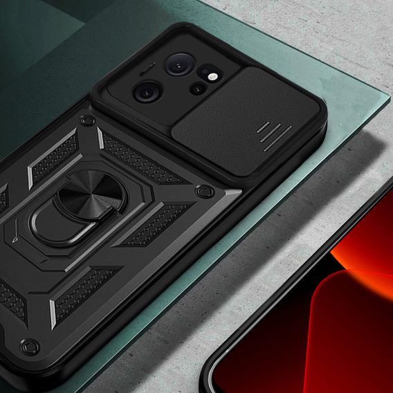 Pouzdro pro Xiaomi 13T / 13T Pro, CamShield Slide, černé