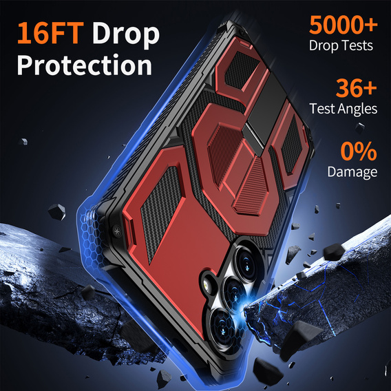 Ochranné pouzdro s podstavcem kompatibilní s MagSafe pro Samsung Galaxy S25 FE