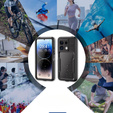 Vodotěsné pouzdro IP68 pro Xiaomi Redmi Note 13 Pro 5G, Redpepper, černé