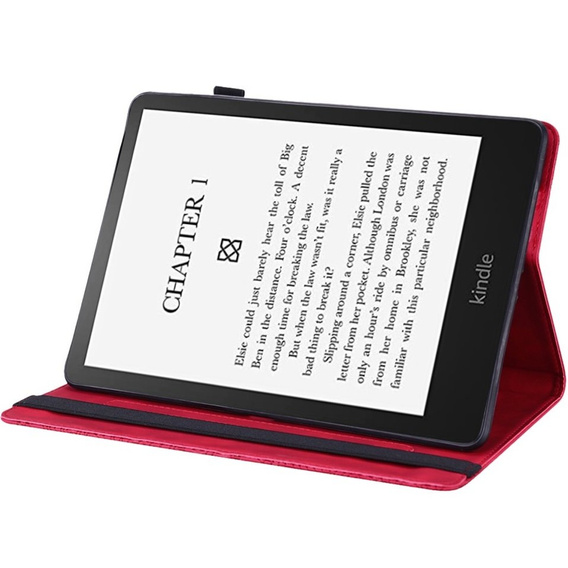 Pouzdro s klopou pro Amazon Kindle Paperwhite 5 (2021), flower, modré