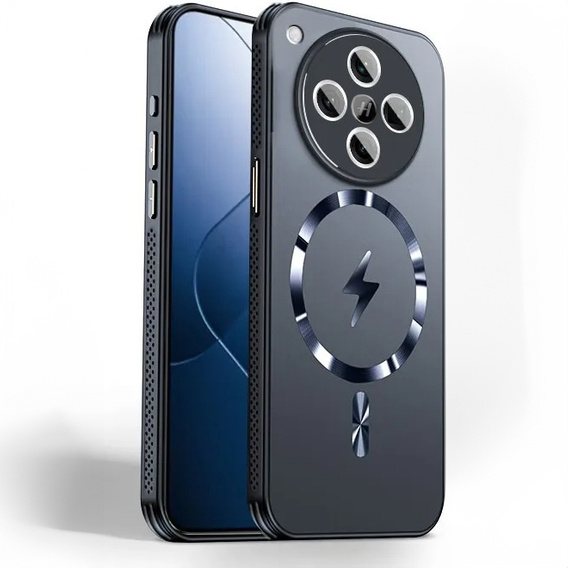 Pouzdro pro Oppo Find X8 Pro, MagSafe, stříbrné,