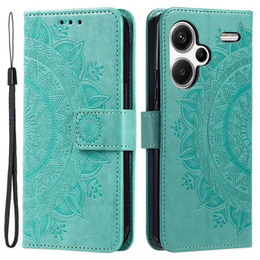 Klopové pouzdro pro Xiaomi Redmi Note 13 Pro+, Mandala, zelené