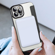 Klopové pouzdro pro iPhone 12 Pro, RFID Wallet MagSafe CamShield, černé