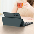 Pouzdro + klávesnice Samsung Galaxy Z Fold4 5G, Carbon Fiber, černé