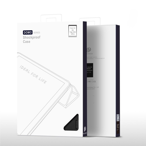 Pouzdro pro Samsung Galaxy Tab S9+ 12.4", Dux Ducis Domo, černé