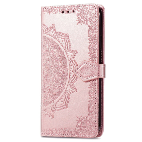 Klopové pouzdro pro Xiaomi 14T, Mandala, růžové rose gold