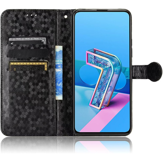 Flipové pouzdro pro Xiaomi Redmi A5, Wallet Rhombus, černé