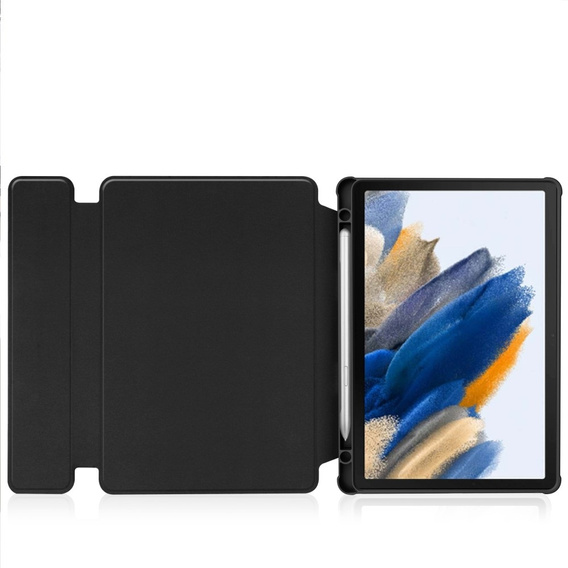 Pouzdro s klávesnicí pro Samsung Galaxy Tab A9+, Rotary 360° Leather, černé