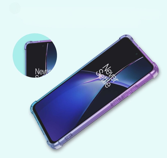 Pouzdro pro OnePlus Nord CE4 Lite, Gradient Dropproof, Fialová / modrá