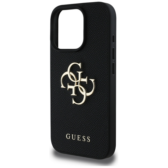 Pouzdro GUESS Grained Big 4G and Classic Logo pro iPhone 16 Pro