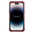 Pancéřové pouzdro pro iPhone 14 Pro Max, Dexnor Full Body, červené