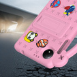 Dětské pouzdro pro Xiaomi Redmi Pad SE 8.7", Cute Patterns, se stojánkem, růžové