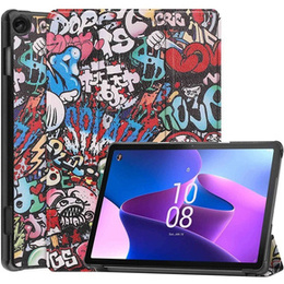 Pouzdro pro Lenovo Tab M10 10.1 Gen 3 TB-328FU/TB-328XU, Smartcase, graffiti