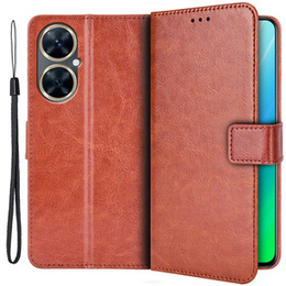 Klopové pouzdro pro Huawei Nova 11i, Wallet, hnědé