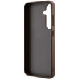 Pouzdro GUESS pro Samsung Galaxy A55, 4G Big Metal Logo, hnědé