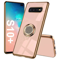 Pouzdro pro Samsung Galaxy S10+ Plus, Electro Ring, růžové