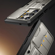 Odolné pouzdro pro Samsung Galaxy S25 Ultra – Tongate MECH Series Clip, černé