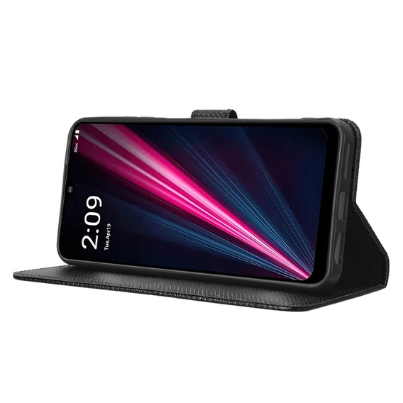 Klopové pouzdro pro T Phone 5G, Wallet Magnet, černé