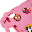Dětské pouzdro pro Apple iPad Air 11" 6 gen. 2024, Cute Patterns, se stojánkem, růžové