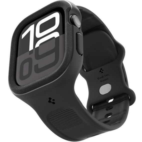 Etui Pasek SPIGEN do Apple Watch 4/5/6/7/SE 44/45mm, Rugged Armor Pro, Charcoal Grey