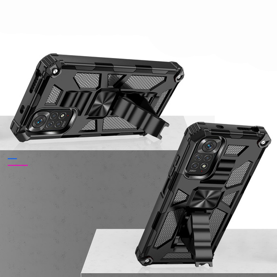 Pouzdro pro Xiaomi Redmi Note 11 / 11S, Armor Kickstand, černé