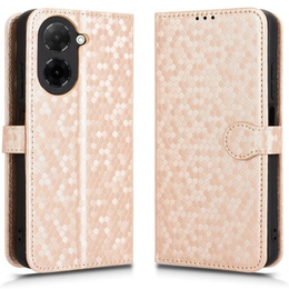 Flipové pouzdro pro Xiaomi Redmi A5, Wallet Rhombus, růžové