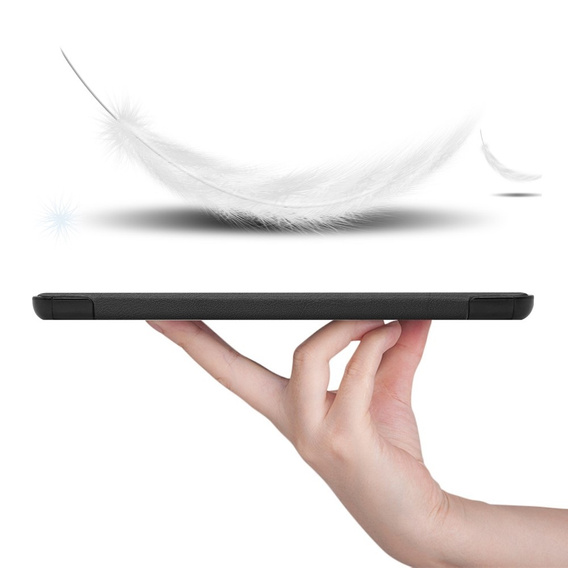 Pouzdro pro Samsung Galaxy Tab S9 FE, trojité, černé
