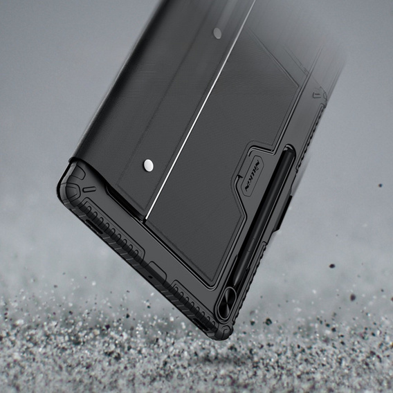Pouzdro + klávesnice Galaxy Tab S8+ / Tab S7 +/ Tab S7 FE, NILLKIN Bumper Pen Slot, černé