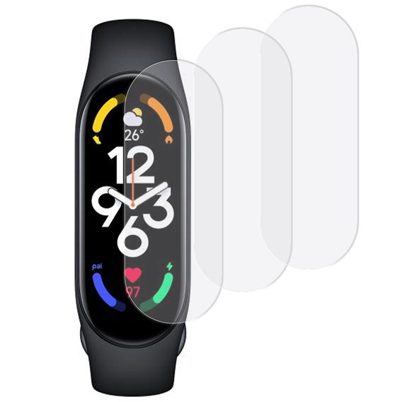 3x ERBORD Hydrogelová fólie pro Xiaomi Mi Band 5