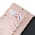 Klopové pouzdro pro Xiaomi Poco X6 5G, Mandala, růžové rose gold