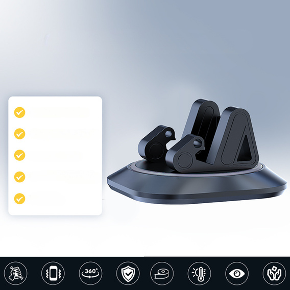 Univerzální držák do auta na palubní desku pro smartphony o šířce do 8,5 cm