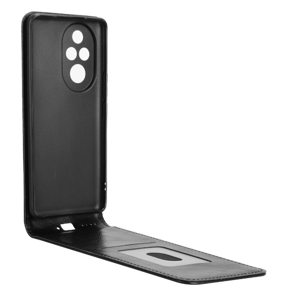 Klopové pouzdro pro Honor 200 Pro 5G, Flip, černé