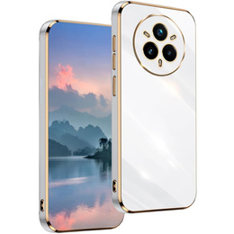 Pouzdro pro Realme 14 Pro 5G, Glamour CamShield, bílé