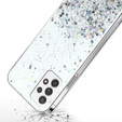 Pouzdro pro Samsung Galaxy A53 5G, Glittery, průhledné