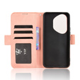 Klopové pouzdro pro Honor 400 Pro 5G, Card Slot, růžové