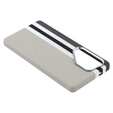 Pouzdro pro Samsung Galaxy S25 Ultra, Carbon Fiber MagSafe, šedé