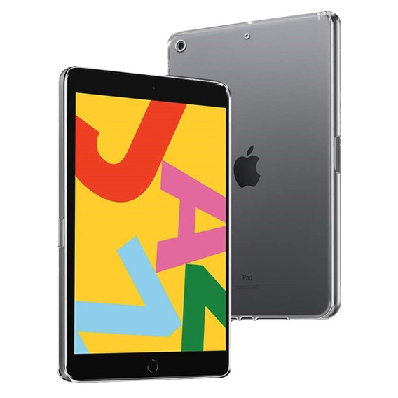 Pouzdro pro iPad 10.2" 2021/2020/2019 (9/8/7 gen.), silikonové, průhledné