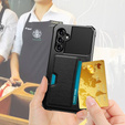 Pouzdro pro Samsung Galaxy A55 5G, Card Holder Kickstand, černé
